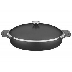 FRIGIDEIRA COM ALCA 32CM LYON GRAFITE ALUMINIO COM REVESTIMENTO ESTIMENTO ANTIADERENTE TRAMONTINA