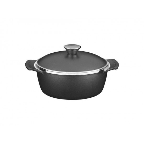 CACAROLA COCOTTE 10CM 0,29L LYON GRAFITE ALUMINIO COM REVESTIMENTO ANTIADERENTE TRAMONTINA
