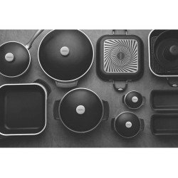 CACAROLA COCOTTE 10CM 0,29L LYON GRAFITE ALUMINIO COM REVESTIMENTO ANTIADERENTE TRAMONTINA