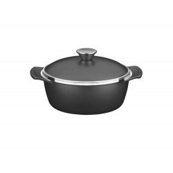 CACAROLA COCOTTE 14CM 0 8L LYON GRAFITE ALUMINIO COM REVESTIMENTO ANTIADERENTE TRAMONTINA