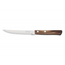 FACA PARA CHURRASCO 5 POLYWOOD CASTANHO LAMINA DE ACO INOX E CABO DE MADEIRA TRAMONTINA