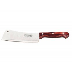 CUTELO 6 POLYWOOD VERMELHO LAMINA DE ACO INOX E CABO DE MADEIRA TRAMONTINA