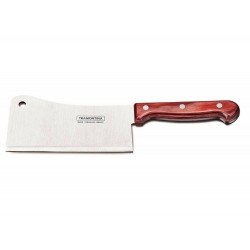 CUTELO 6 POLYWOOD VERMELHO LAMINA DE ACO INOX E CABO DE MADEIRA TRAMONTINA