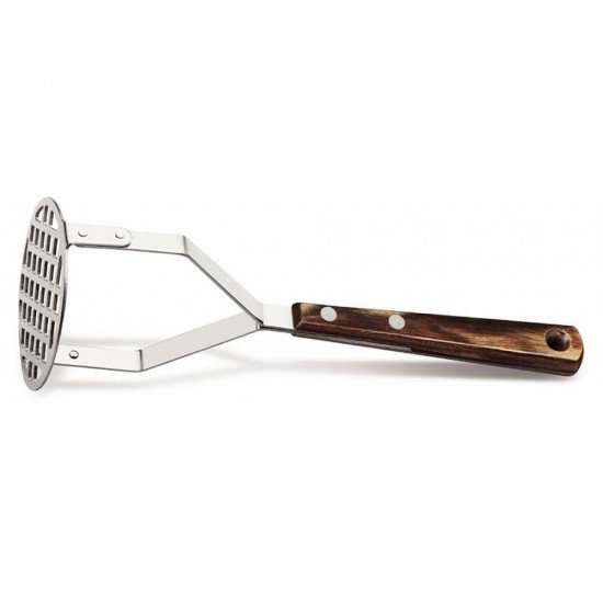 AMASSADOR DE BATATAS POLYWOOD CASTANHO LAMINA DE ACO INOX E CABO DE MADEIRA TRAMONTINA
