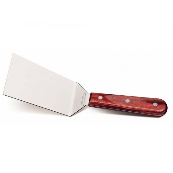 ESPATULA FRITURAS 5 POLYWOOD VERMELHOLAMINA DE ACO INOX E CABO DE MADEIRA TRAMONTINA