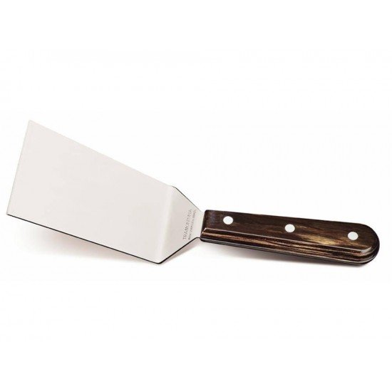 ESPATULA FRITURAS 5 POLYWOOD CASTANHOLAMINA DE ACO INOX E CABO DE MADEIRA TRAMONTINA