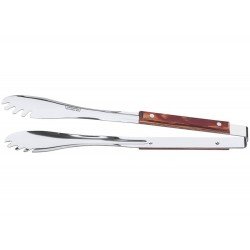 PEGADOR PARA CARNE POLYWOOD VERMELHO LAMINA DE ACO INOX E CABO DE MADEIRA TRAMONTINA