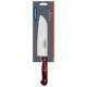 FACA SANTOKU TRAMONTINA COM LÂMINA EM AÇO INOX E CABO EM MADEIRA TRATADA POLYWOOD VERMELHO 7