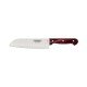 FACA SANTOKU TRAMONTINA COM LÂMINA EM AÇO INOX E CABO EM MADEIRA TRATADA POLYWOOD VERMELHO 7