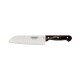 FACA SANTOKU TRAMONTINA COM LÂMINA EM AÇO INOX E CABO EM MADEIRA TRATADA POLYWOOD CASTANHO 7