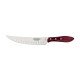 FACA PARA CARNE BUTCHER TRAMONTINA COM LÂMINA EM AÇO INOX E CABO EM MADEIRA TRATADA POLYWOOD VERMELHO 8
