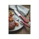 FACA PARA CHURRASCO JUMBO 5 POLYWOOD VERMELHO LAMINA DE ACO INOX E CABO DE MADEIRA TRAMONTINA