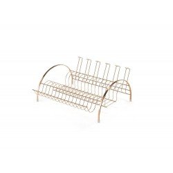 ESCORREDOR FANTASTIK COM PORTA COPOS ROSE GOLD ARTHI