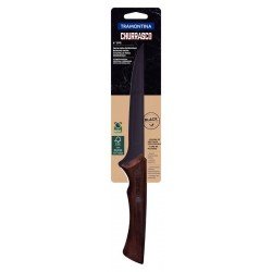 FACA PARA DESOSSAR TRAMONTINA CHURRASCO BLACK COM LÂMINA EM AÇO INOX ESCURECIDO E CABO DE MADEIRA 6