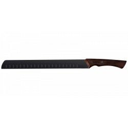 FACA PARA FATIAR TRAMONTINA CHURRASCO BLACK COM LÂMINA EM AÇO INOX ESCURECIDO E CABO DE MADEIRA 12