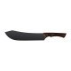 FACA PARA CARNE TRAMONTINA CHURRASCO BLACK COM LÂMINA DE AÇO INOX ESCURECIDO E CABO DE MADEIRA 10