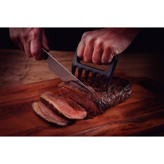 CONJUNTO DE GARRAS PARA CHURRASCO TRAMONTINA EM ABS PRETO 02 PEÇAS