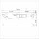 FACA PARA COZINHA TRAMONTINA DYNAMIC COM LÂMINA DE AÇO INOX E CABO DE MADEIRA NATURAL 5