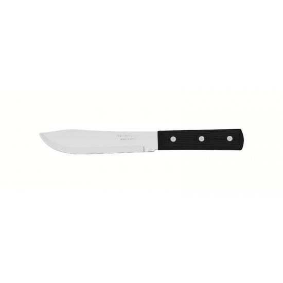 FACA PARA COZINHA 6 PLENUS PRETO - LAMINA DE ACO INOX E CABO DE POLIPROPILENO