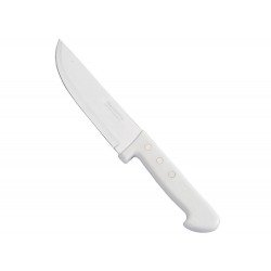 FACA PARA COZINHA 6 PLENUS BRANCO LAMINA DE ACO INOX E CABO DE POLIPROPILENO TRAMONTINA