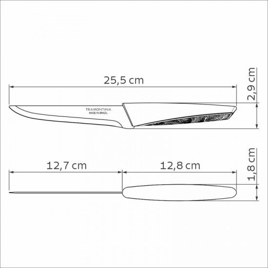 FACA PARA DESOSSAR TRAMONTINA LYF COM LÂMINA EM AÇO INOX E CABO DE POLIPROPILENO PCR VERDE NATUREZA 5