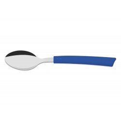 COLHER DE MESA BRISA AZUL LAMINA DE ACO INOX E CABO DE POLIPROPILENO TRAMONTINA