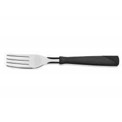 GARFO DE MESA NEW KOLOR PRETO LAMINA DE ACO INOX E CABO DE POLIPROPILENO TRAMONTINA