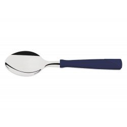 COLHER DE MESA NEW KOLOR AZUL LAMINA DE ACO INOX E CABO DE POLIPROPILENO TRAMONTINA