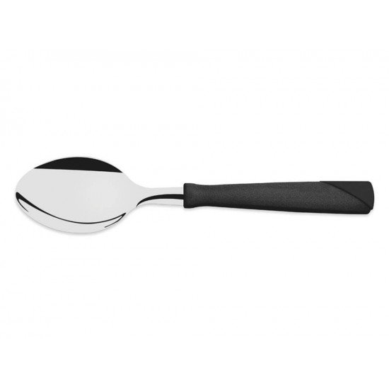 COLHER DE MESA NEW KOLOR PRETO LAMINA DE ACO INOX E CABO DE POLIPROPILENO TRAMONTINA