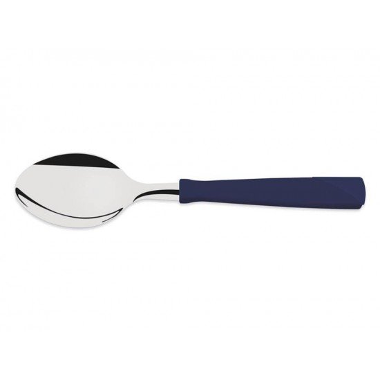 COLHER PARA CHA NEW KOLOR AZUL LAMINA DE ACO INOX E CABO DE POLIPROPILENO TRAMONTINA