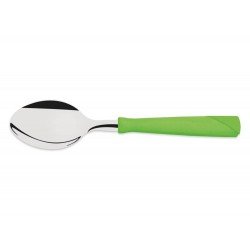 KIT 600 COLHER PARA CHA NEW KOLOR VERDE LAMINA DE ACO INOX E CABO DE POLIPROPILENO TRAMONTINA