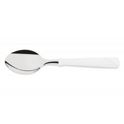 KIT 600 COLHER PARA CHA NEW KOLOR BRANCO LAMINA DE ACO INOX E CABO DE POLIPROPILENO TRAMONTINA