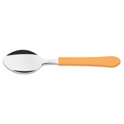 COLHER DE MESA LEME LARANJA LAMINA DE ACO INOX E CABO DE POLIPROPILENO TRAMONTINA