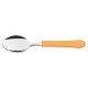 COLHER DE MESA LEME LARANJA LAMINA DE ACO INOX E CABO DE POLIPROPILENO TRAMONTINA