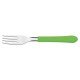 GARFO PARA SOBREMESA LEME VERDE LAMINA DE ACO INOX E CABO DE POLIPROPILENO TRAMONTINA