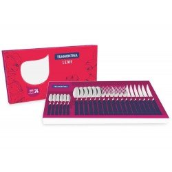 FAQUEIRO 24 PEÇAS LEME AZUL SORTIDOS COM LAMINAS DE ACO INOX E CABOS DE POLIPROPILENO TRAMONTINA