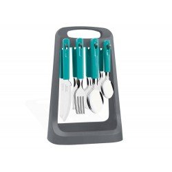 FAQUEIRO MAIS SUPORTE 25 PEÇAS OASIS VERDE SORTIDOS DE TALHERES PARA USO DOMESTICO TRAMONTINA