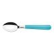 COLHER DE MESA TULUM TURQUESA LAMINA DE ACO INOX E CABO DE POLIPROPILENO TRAMONTINA