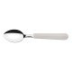 COLHER PARA CHA TULUM OFF WHITE LAMINA DE ACO INOX E CABO DE POLIPROPILENO TRAMONTINA