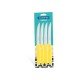 CONJUNTO FACAS CHUR 12 PCS IPANEMA AMARELO LAMINAS DE ACO INOX E CABOS DE POLIPROPILENO TRAMONTINA