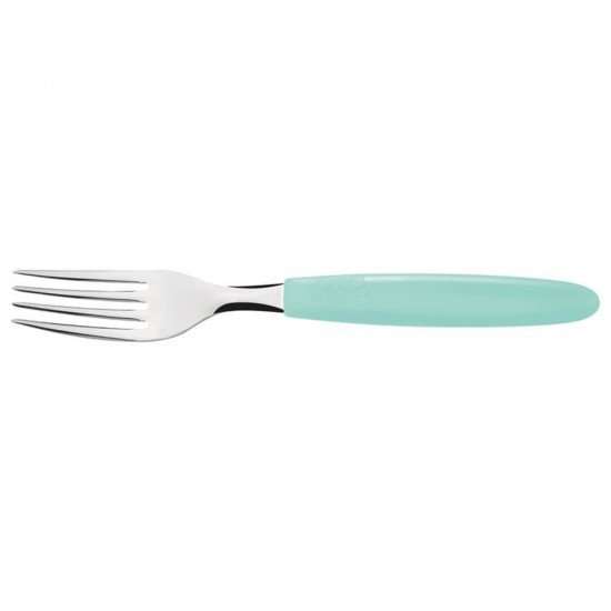 CONJUNTO GARFOS DE MESA 12 PCS IPANEMA VERDE LAMINAS DE ACO INOX E CABOS DE POLIPROPILENO TRAMONTINA