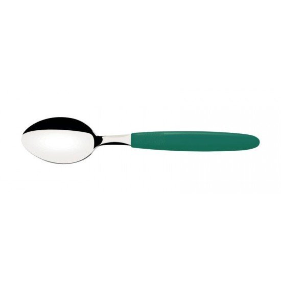 COLHER DE MESA TRAMONTINA IPANEMA COM LÂMINA DE AÇO INOX E CABO DE POLIPROPILENO VERDE ESMERALDA