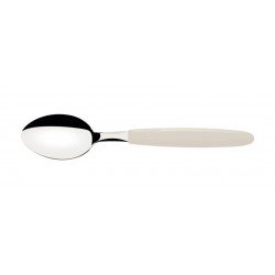 COLHER DE MESA TRAMONTINA IPANEMA COM LÂMINA DE AÇO INOX E CABO DE POLIPROPILENO CINZA