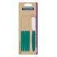 CONJUNTO DE GARFOS PETISCOS IPANEMA LAMINAS AÇO INOX CABOS DE POLIPROPILENO COLORIDO 6 PC TRAMONTINA