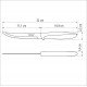 FACA PARA CHURRASCO E FRUTAS TRAMONTINA PLENUS COM LÂMINA EM AÇO INOX E CABO DE POLIPROPILENO CINZA 5