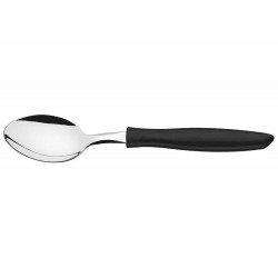 COLHER DE MESA PLENUS PRETO LAMINA DE ACO INOX E CABO DE POLIPROPILENO TRAMONTINA