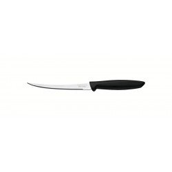 FACA PARA TOMATE 5 PLENUS PRETO - LAMINA DE ACO INOX E CABO DE POLIPROPILENO