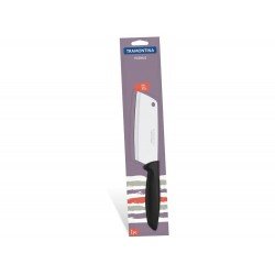 CUTELO 5 PLENUS PRETO LAMINA DE ACO INOX E CABO DE POLIPROPILENO TRAMONTINA