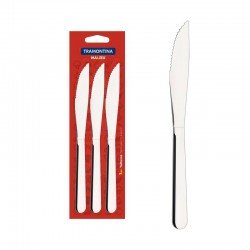 CONJUNTO DE FACAS PARA CHURRASCO TRAMONTINA MALIBU EM AÇO INOX 03 PEÇAS