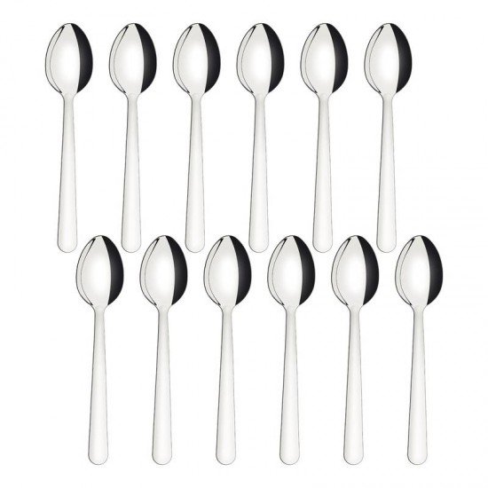 CONJUNTO 12 PEÇAS COLHER DE MESA MALIBU EM AÇO INOX TRAMONTINA